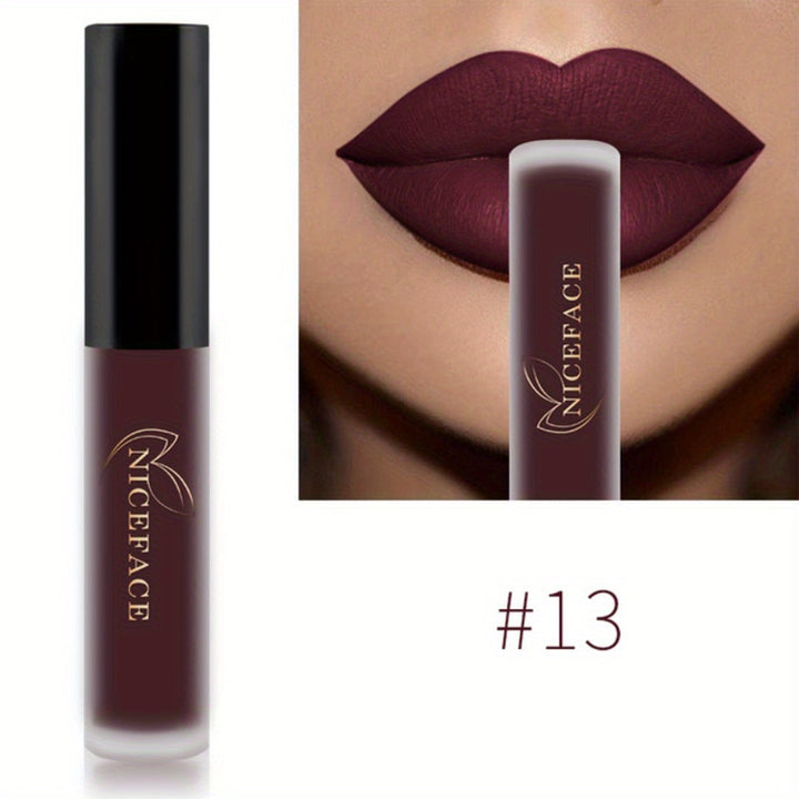 20 colours High Pigmented Matte Lip Glaze