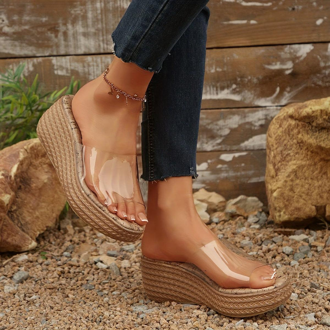 Height-Increasing Women's Slip-On Sandals