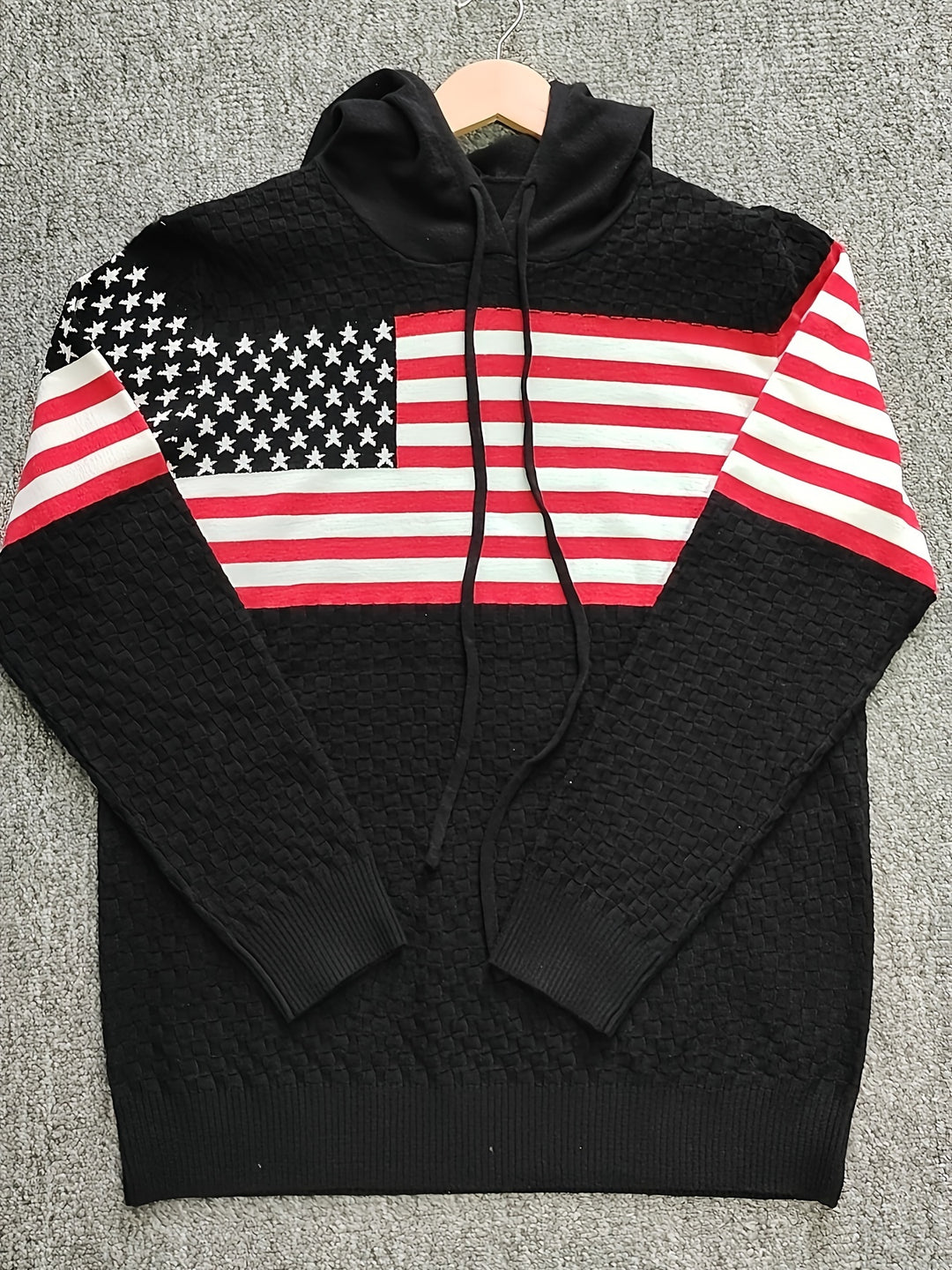 Color Block Knitted Sweater Hoodies For Men-Sweater-Bennys Beauty World