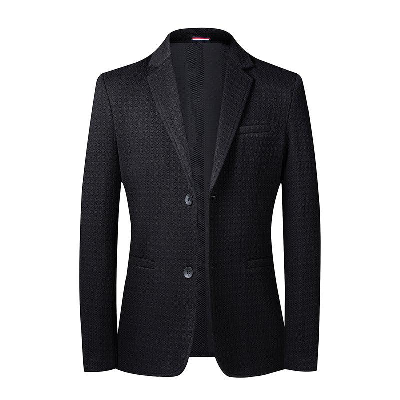 Knitted Texture Leisure Suits For Men Top-Blazers-Bennys Beauty World