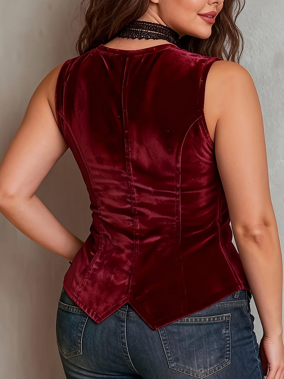 Plus Size, Plus-size Women's Elegant Vest Women's Elegant Vest