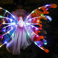 Girls Electrical Butterfly Wings With Lights-Wings-Bennys Beauty World
