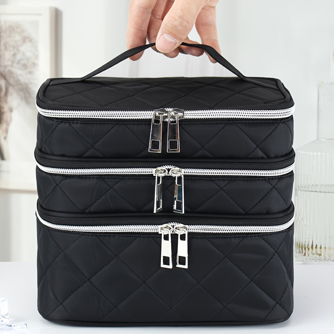 Stylish and lightweight large-capacity makeup bag
