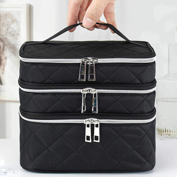 Stylish and lightweight large-capacity makeup bag