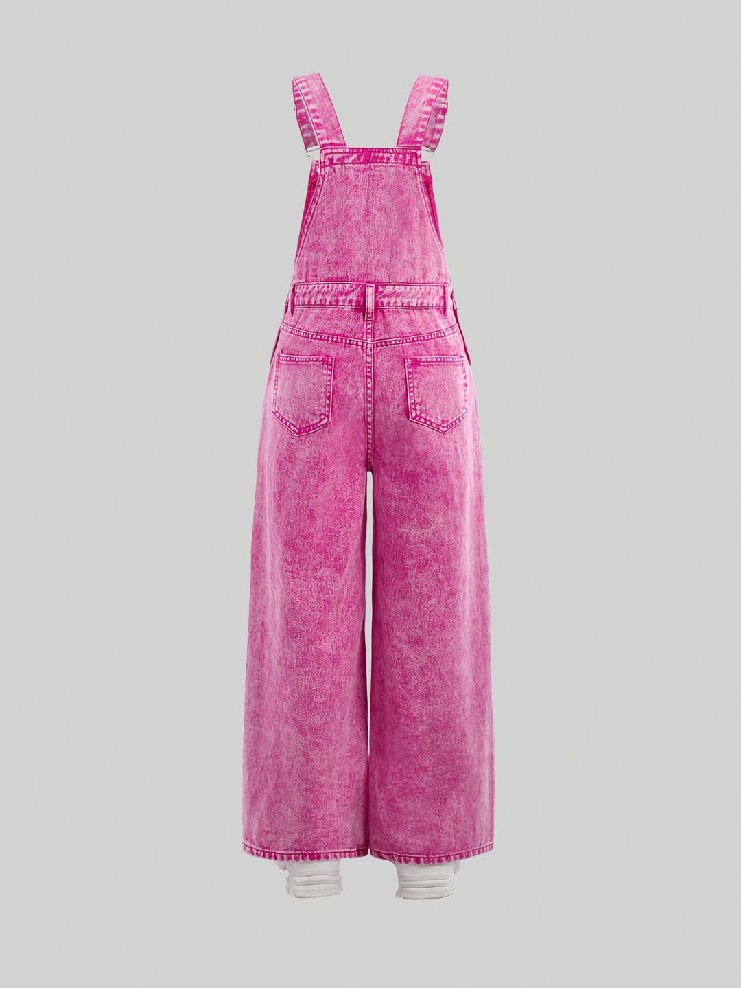 Girls' Denim Overalls Jumpsuit