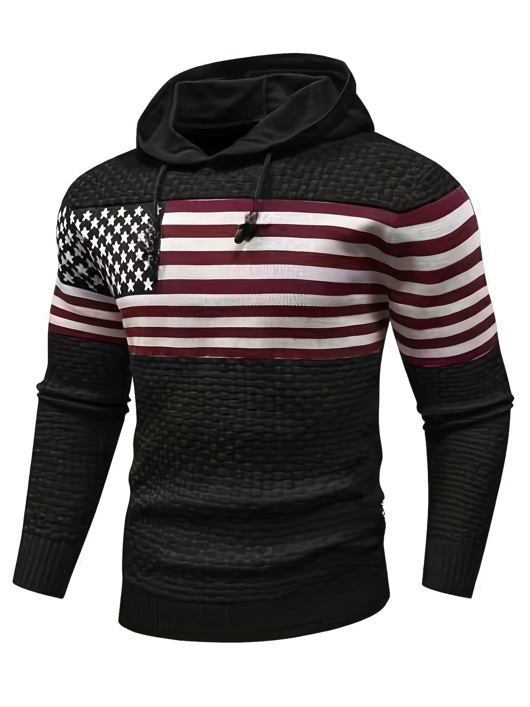 Color Block Knitted Sweater Hoodies For Men-Sweater-Bennys Beauty World