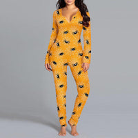 Halloween Printed Jumpsuit-Pyjama-Bennys Beauty World