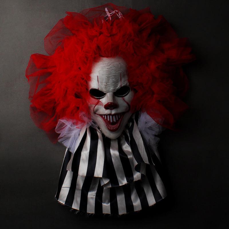 Halloween Wreath Decoration Wall Hanging Clown-Halloween-Bennys Beauty World