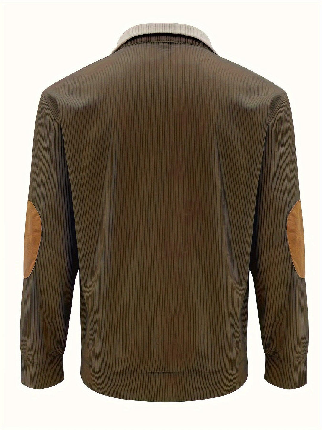 Men's Trendy Patchwork Long Sleeve Henley Shirt-Bennys Beauty World