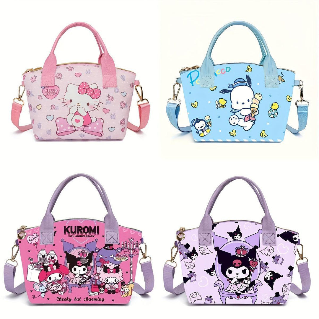 Cute Sanrio Crossbody Bag with Zipper