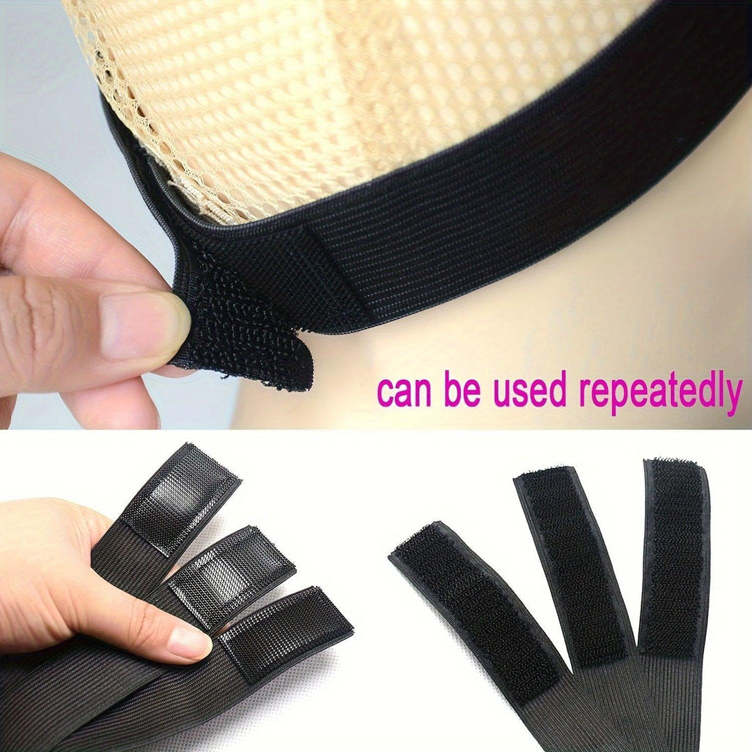 3 Pieces Wig Elastic Band Silvery Leopard Black Lace Melting Band-Hair band-Bennys Beauty World
