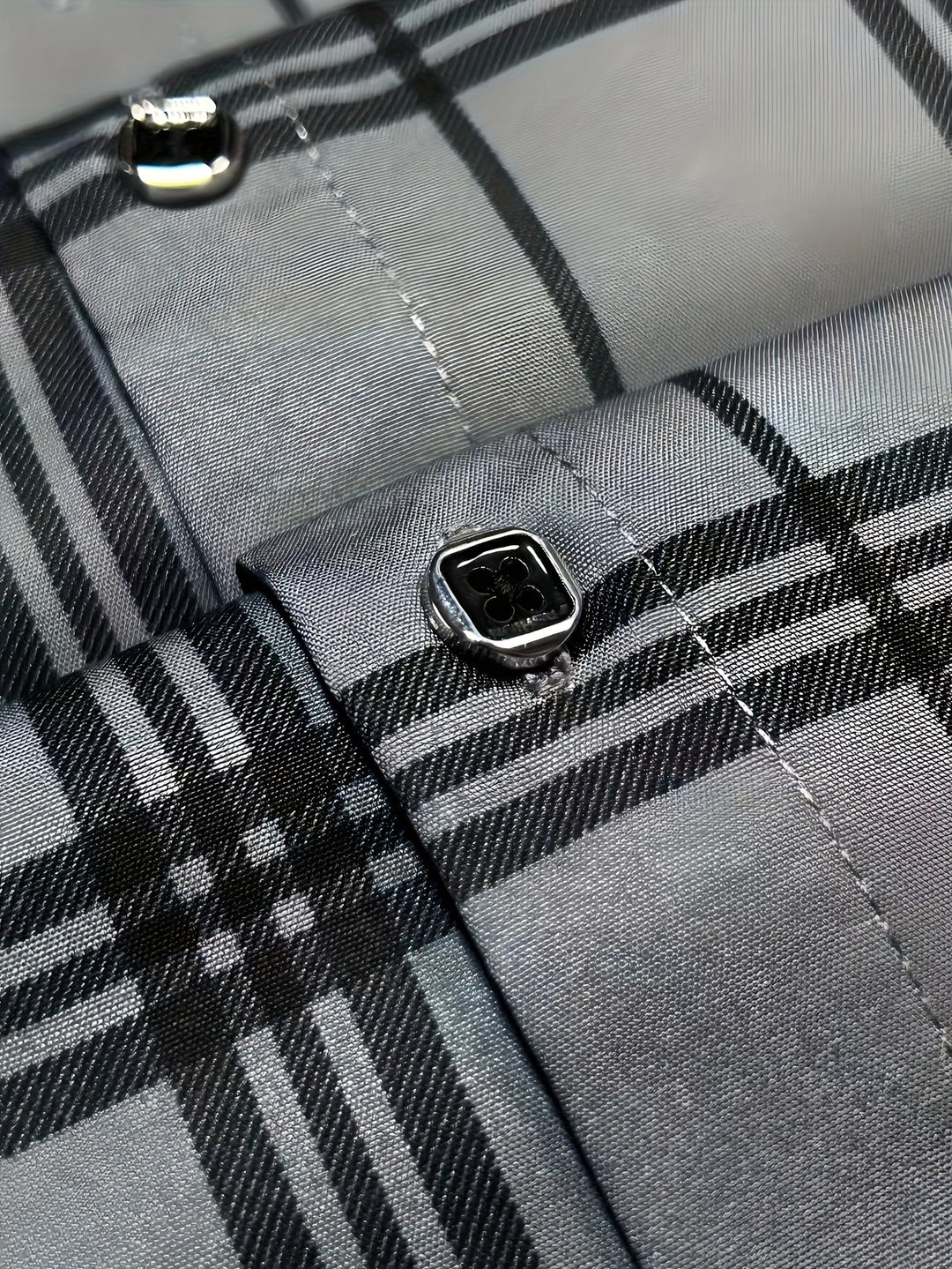 Men's Elegant Long Sleeve Button-Down Shirt