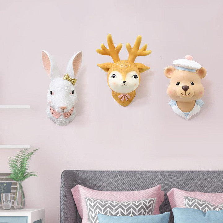 Livingroom Rabbit Figurine Wall Decor