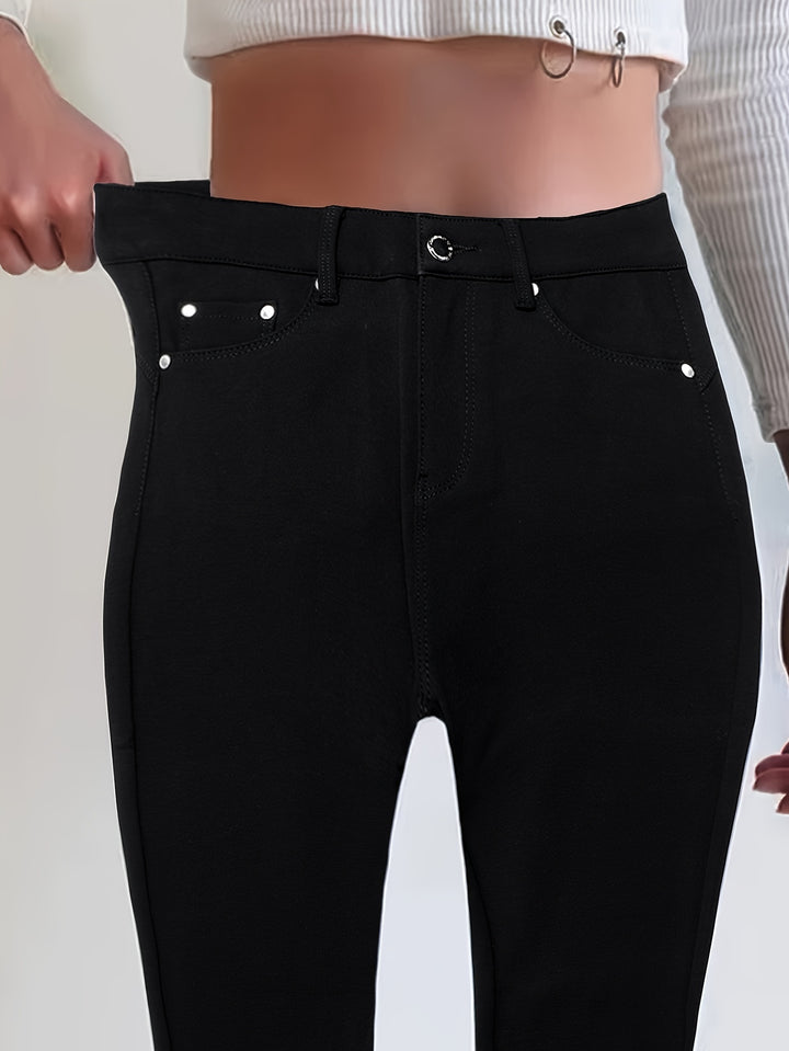 Women’s Casual Mid-rise Pants-Bennys Beauty World