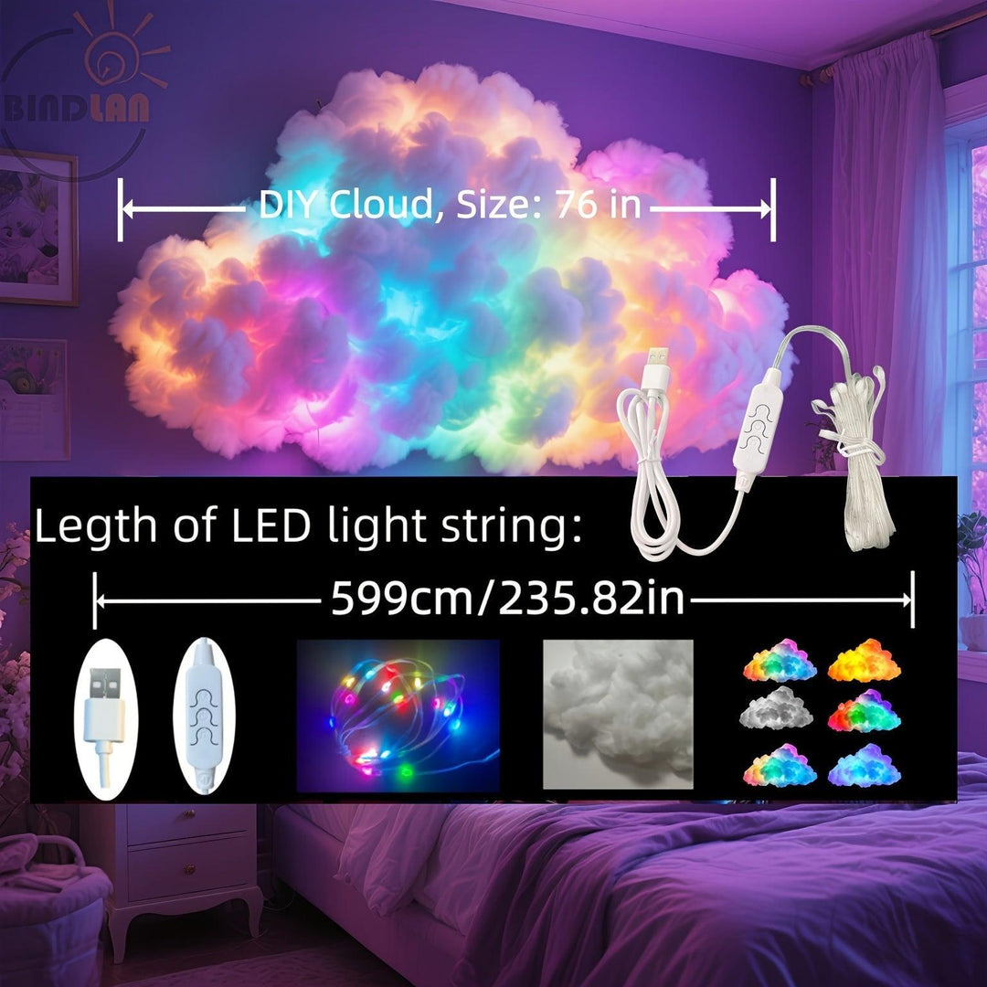 Thunder Cloud Lamp 3D Thunder Cloud Lamp - Bennys Beauty World