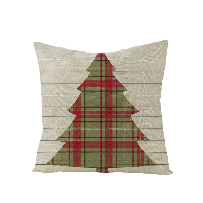 Plaid Elk Home Decor Throw Pillow Cover