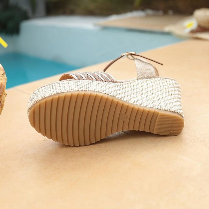 Women'S Fashion Sandals | Thick Platform, Woven Wedge