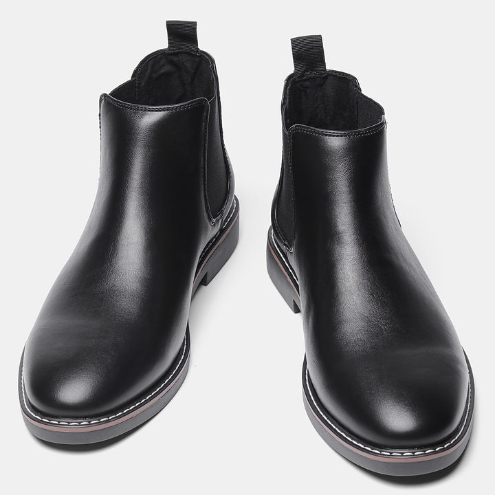 Men's Chelsea Boots - Classic Ankle Boots with Elastic Closure