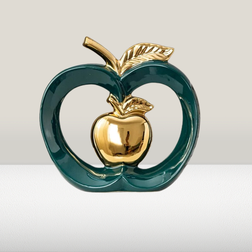 Ceramic Apple Art Crafts-Ornaments-Arlik interiors