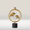 Desktop Decor Figurine in a Golden Color-Ornaments-Arlik interiors