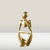 Desktop Decor Figurine in a Golden Color-Ornaments-Arlik interiors