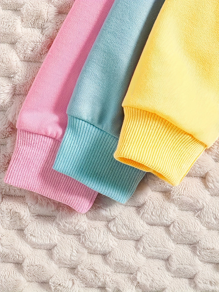 3pcs Girls' Unicorn Sweatshirt Collection