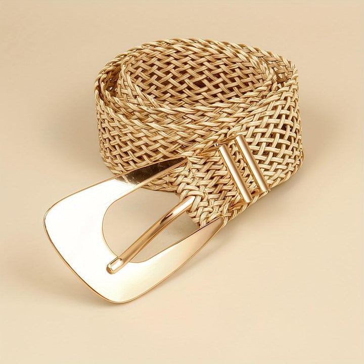 Trendy Golden Woven Belt - Perfect for Any Occasion-Belt-Bennys Beauty World