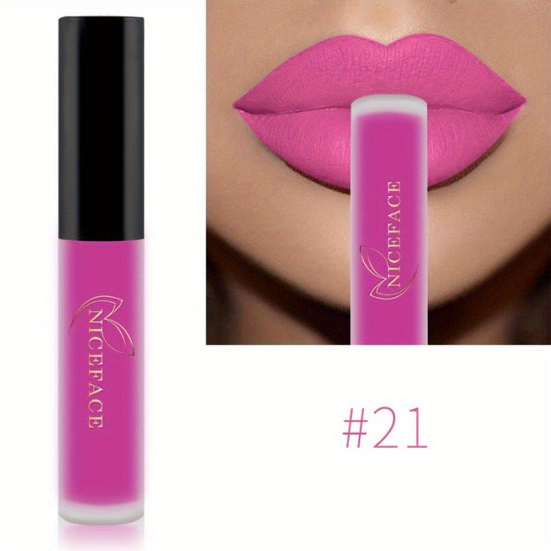 20 colours High Pigmented Matte Lip Glaze