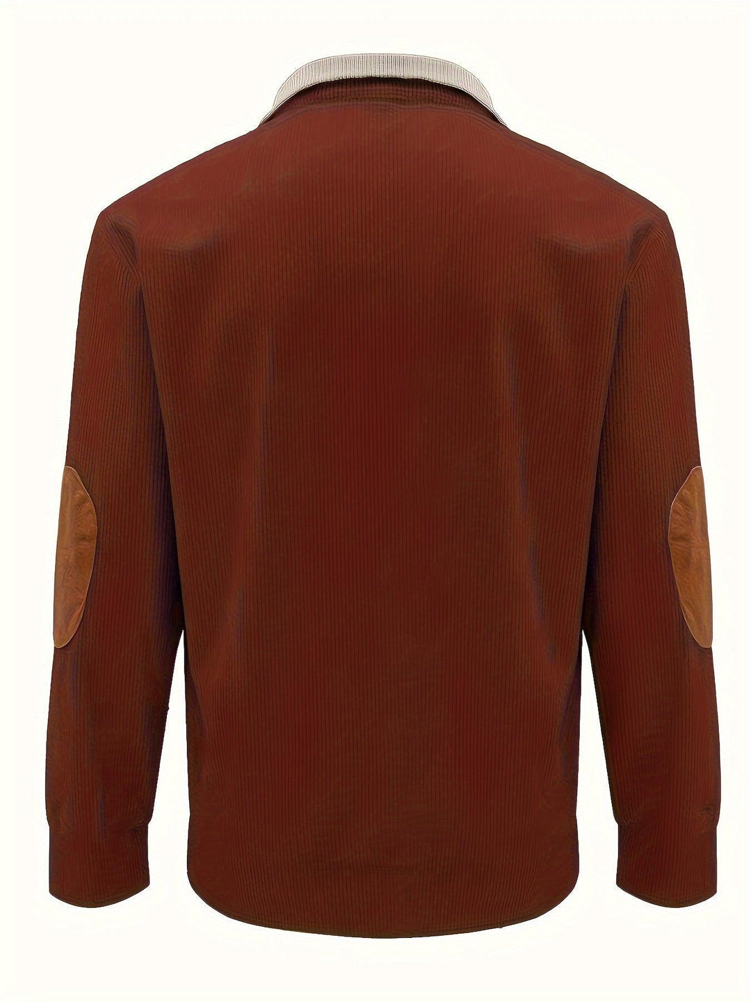 Men's Trendy Patchwork Long Sleeve Henley Shirt-Bennys Beauty World