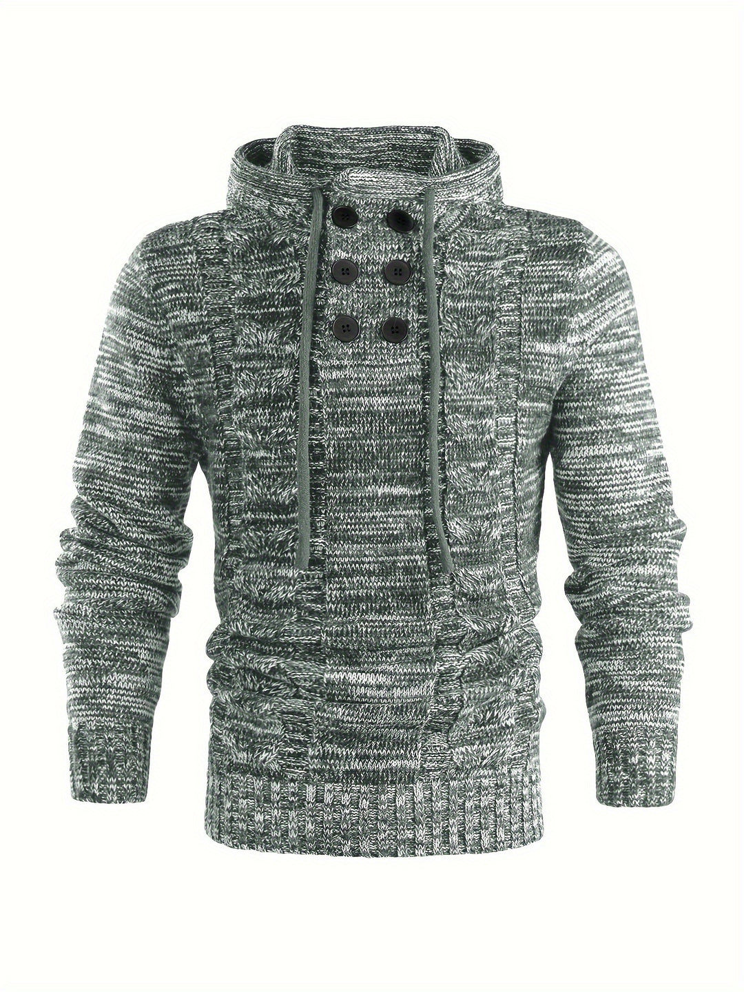 Knitted Sweater Hoodies For Men-Bennys Beauty World