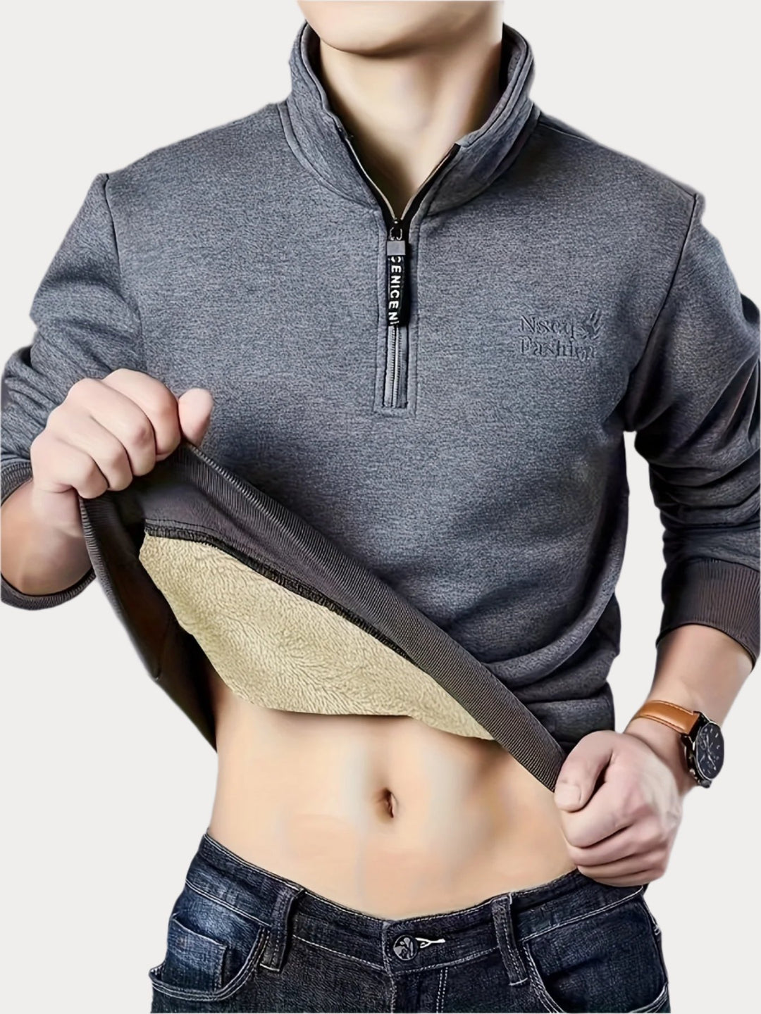 Men's Casual Sweatshirt: The Ultimate Layer for Winter Wear-sweat shirt-Bennys Beauty World