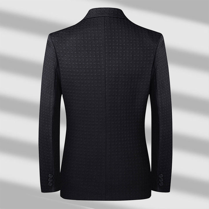 Knitted Texture Leisure Suits For Men Top-Blazers-Bennys Beauty World