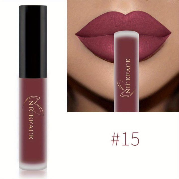 20 colours High Pigmented Matte Lip Glaze