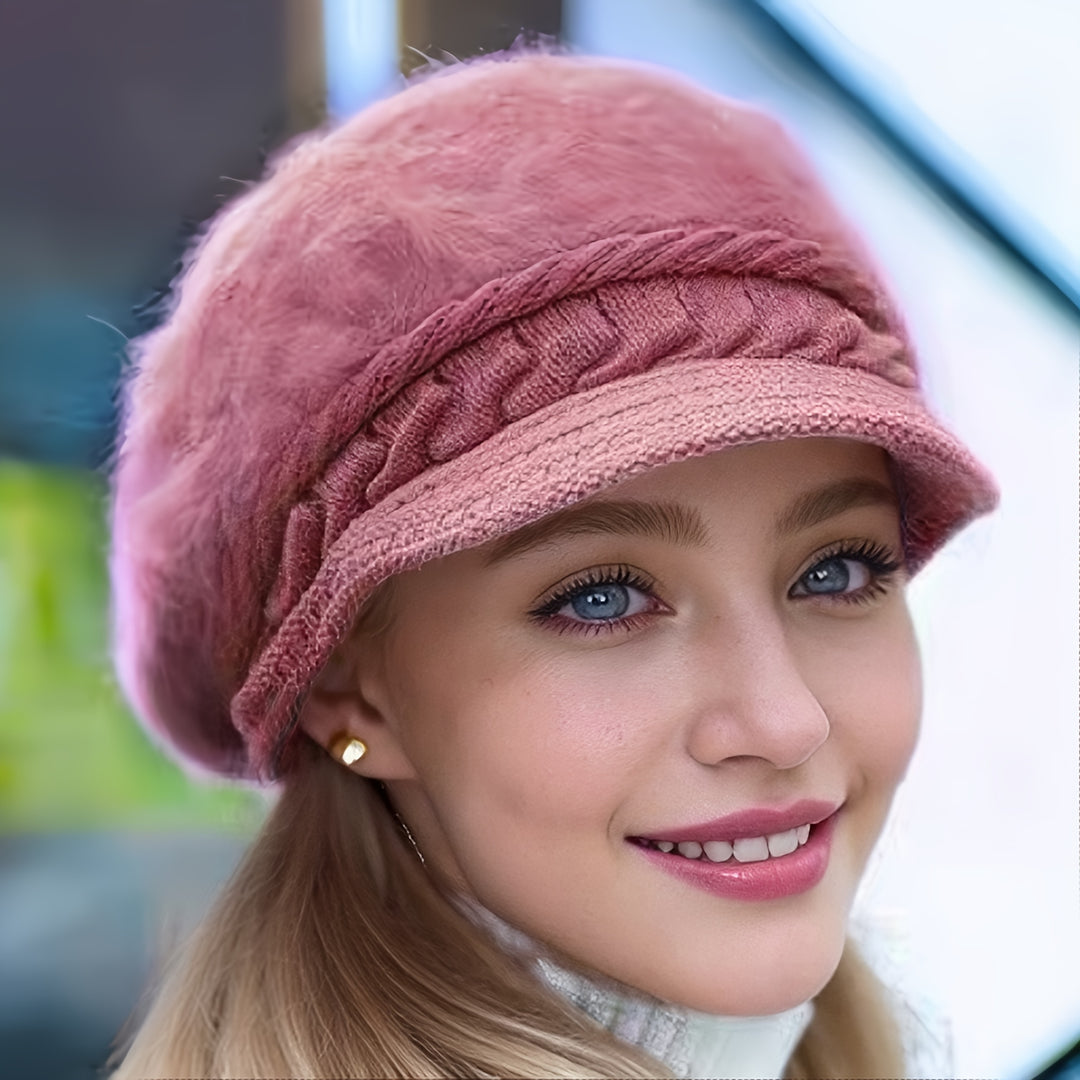 Thick Knit Winter Hat for Women Warm Christmas Hat-Hat-Bennys Beauty World