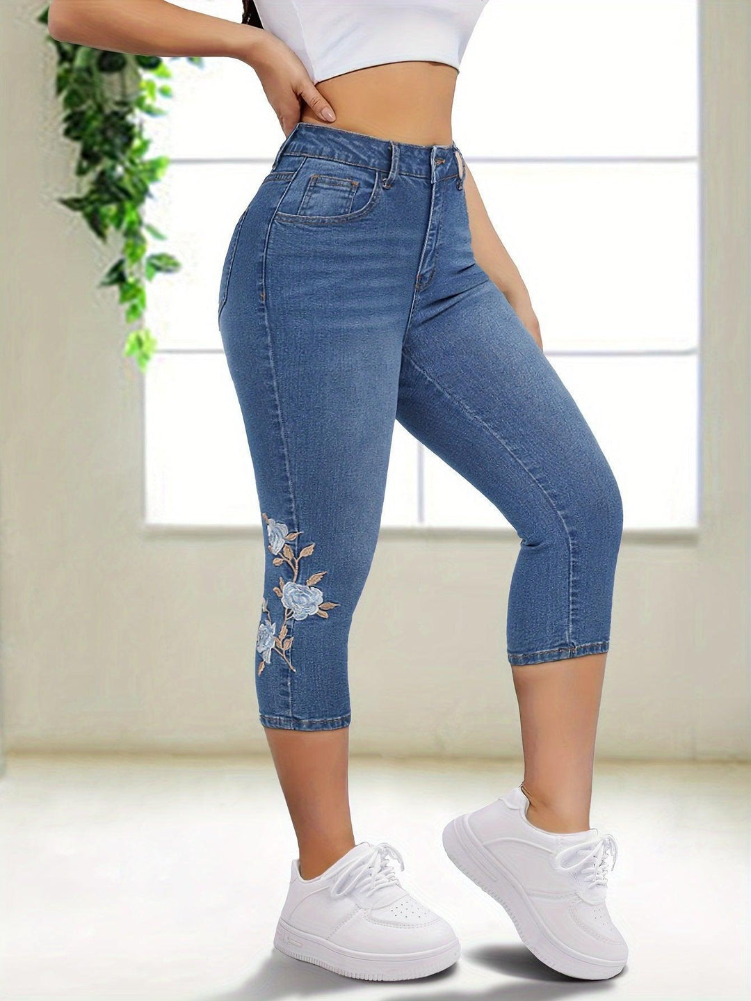 Women's High-Stretch Skinny Jeans 8-Pants-Pant-Bennys Beauty World