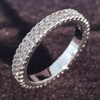 luxury 925 sterling silver wedding band eternity ring for women BENNYS 