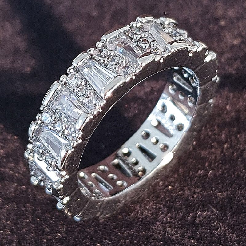 luxury 925 sterling silver wedding band eternity ring for women BENNYS 