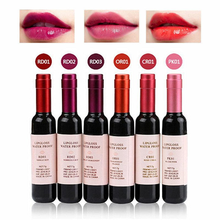 Red Wine Lip Tint Makeup Liquid Lipstick-Lipstick-Bennys Beauty World