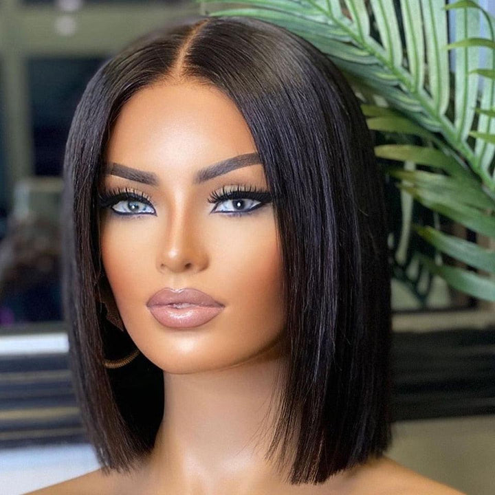 Straight BOB Wigs for Women Pre Plucked T Part Lace Wigs-Wig-Bennys Beauty World