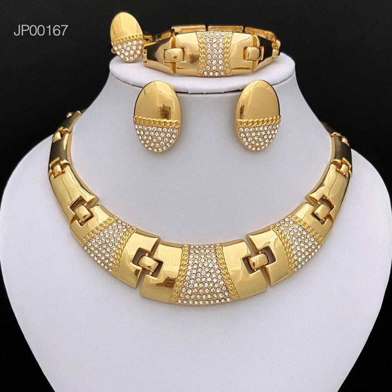 Gold Plated Jewelry Sets For Women-Jewelry-Bennys Beauty World